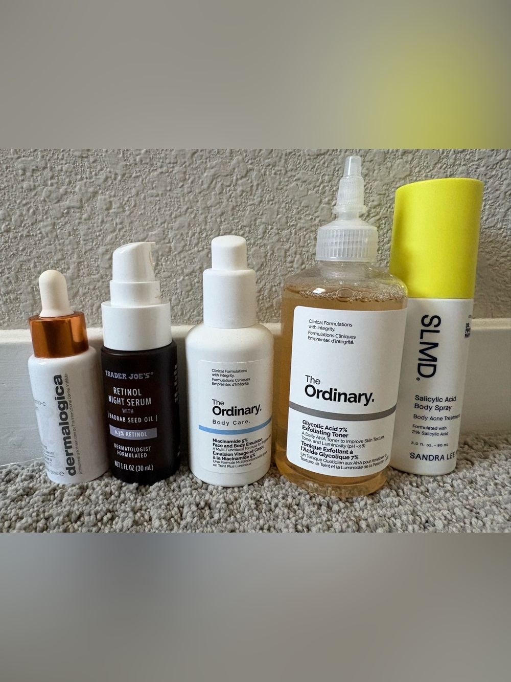 Skin care bundle the ordinary, dr pimple popper, dermalogica and more